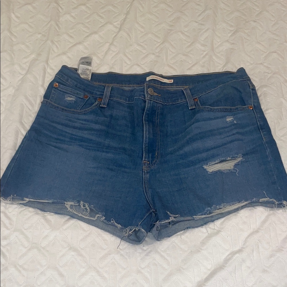 Levi's Blue Jean Shorts for Women